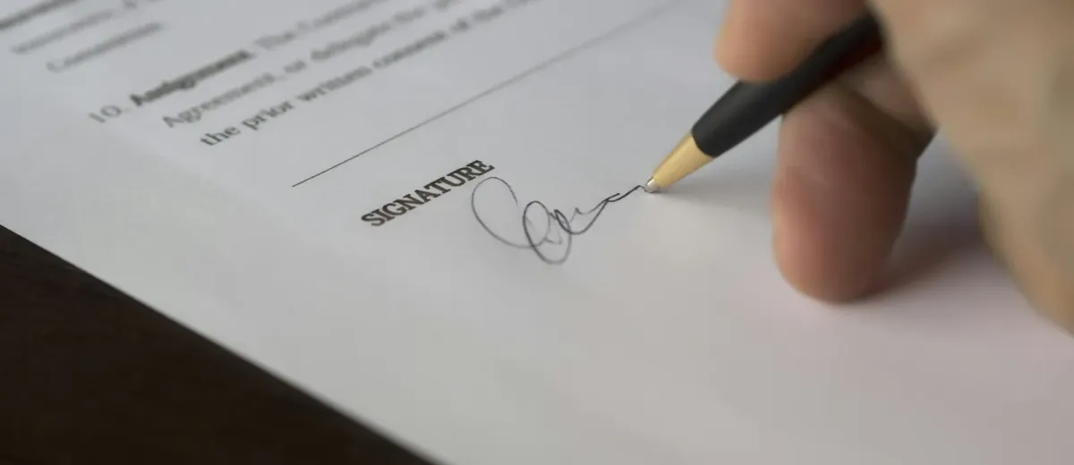 signature d'une avance sur héritage