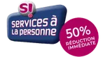 Services à la personne : 50 % de réduction immédiate