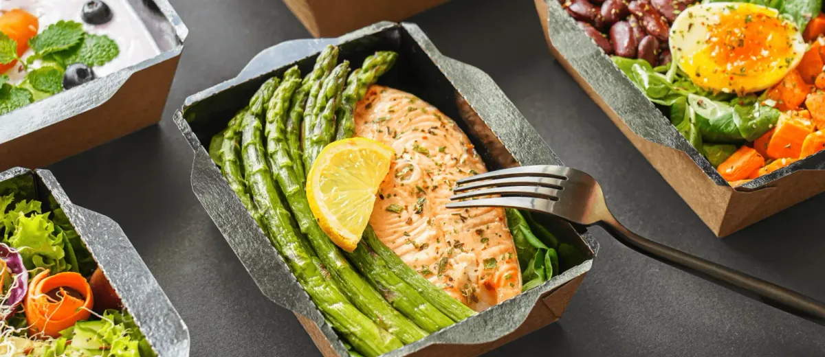 ensemble de 5 paniers repas